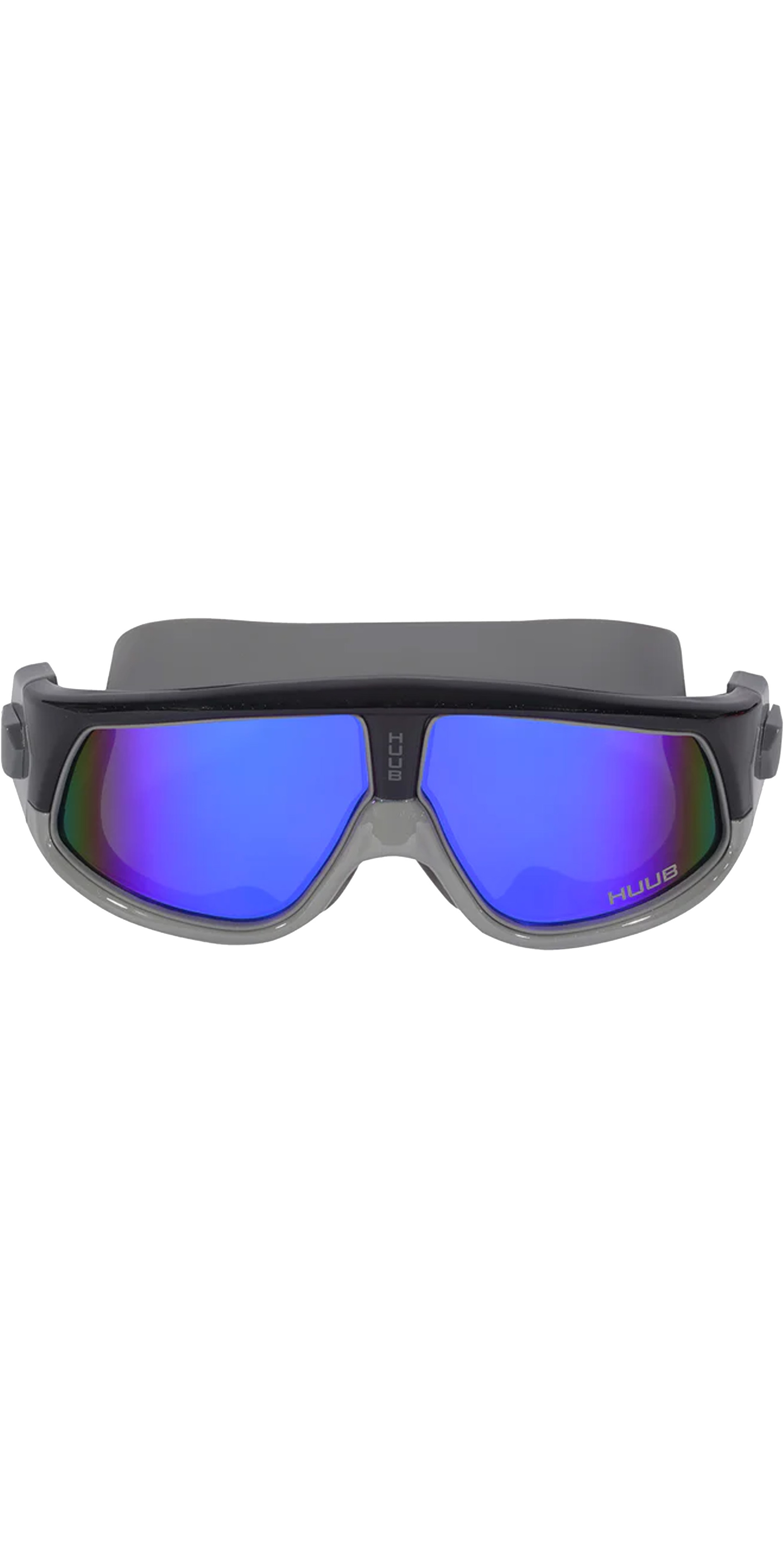 Huub Ryft Open Water Swimming Mask Goggles - Black Red Dark Smoke - UV Sun Protection and SPF Properties - Unisex